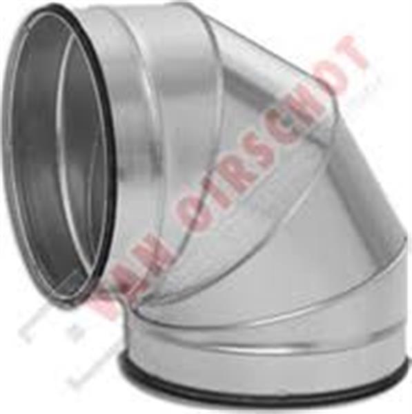 Sanutal bocht vrouwelijk 90gr 125mm kort   Normaal stock